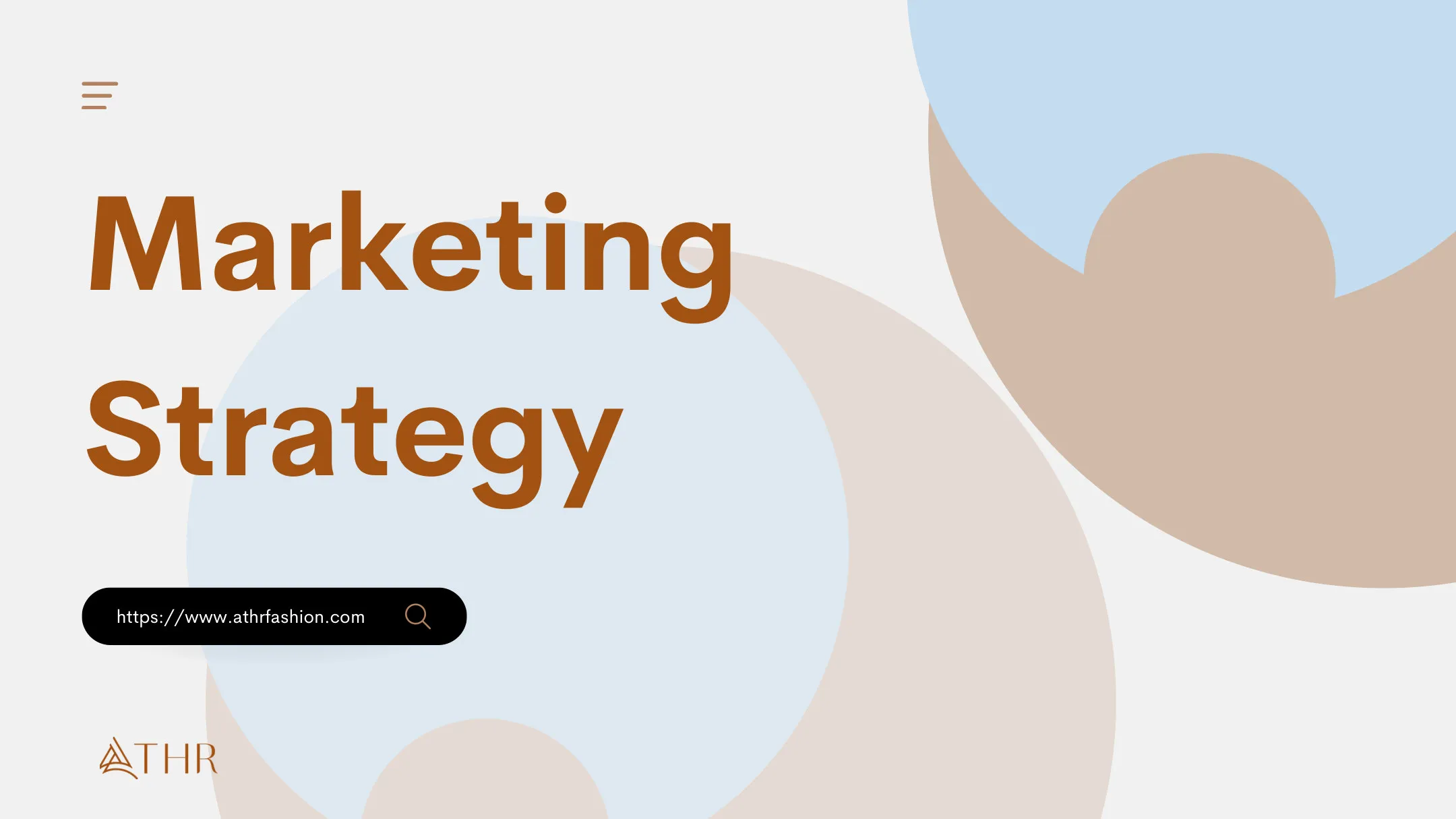 Cover of the Athr Fashion marketing strategy